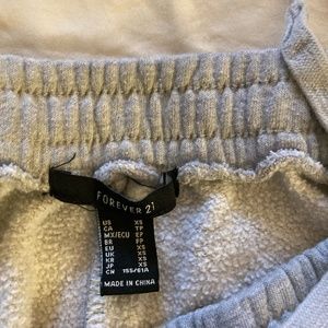 Forever 21 grey sweatpants size XS